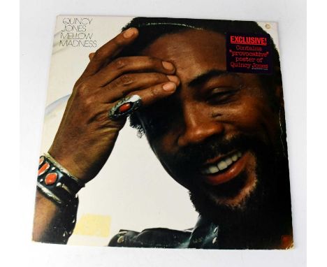 QUINCY JONES; LP 'Mellow Madness' bearing signature verso.Condition Report: We have not authenticated these signatures, pleas
