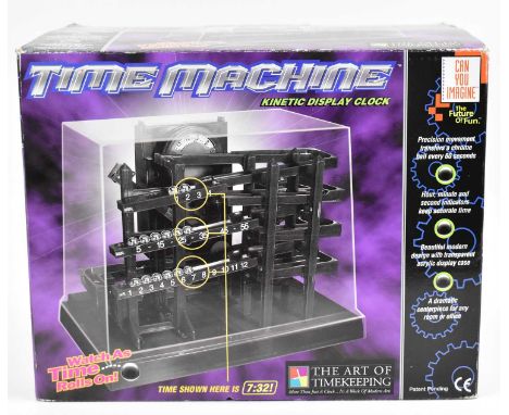 TIME MACHINE; a kinetic display clock, boxed.Condition Report: Please note that this lot is not suitable for our in-house pos