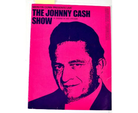 JOHNNY CASH; a programme for 'The Johnny Cash Show', signed by the singer and June Carter Cash.Condition Report: We have not 