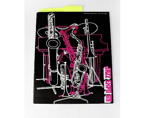 JAZZ EXPO '69; a programme bearing signatures to include Miles Davis, Thelonious Monk, etc.Condition Report: We have not auth