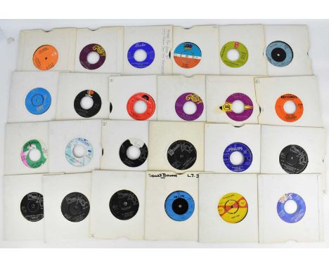 NORTHERN SOUL AND SOUL; forty-five singles to include Bob &amp; Earl 'Harlem Shuffle' on Contempo, Travis Wammack 'Fire Fly' 