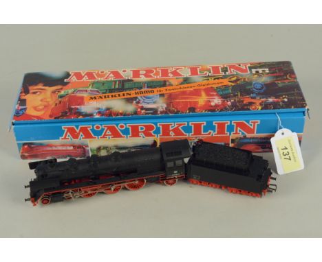 A boxed Marklin Hamo 8385 engine and tender (very mild play wear)