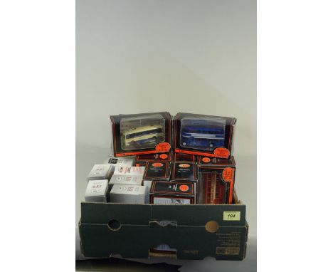A large collection of boxed die cast vehicles including 'Exclusive First Editions', 'Efe', 00 scale