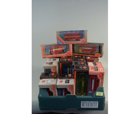 A large collection of boxed collectors die cast vehicles including 'Exclusive First Editions', commercials, Routemaster etc, 