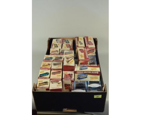 A large collection of Oxford 1:76 scale vehicles plus a boxed collection of Atlas editions Great British buses