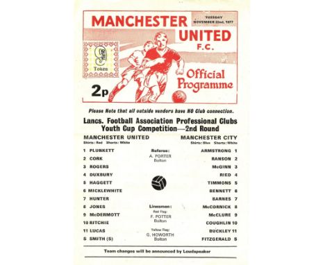 November 22nd, 1977.
&nbsp;
Complete with token.&nbsp;
&nbsp;
Light folds, otherwise very good.