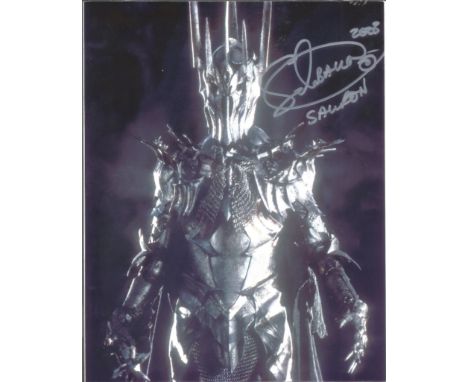 Sala Baker signed 10x8 colour photo from Lord of the Rings. Good Condition. All signed pieces come with a Certificate of Auth