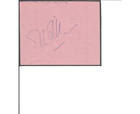 Captain Mark Phillips signed album page. English Olympic gold-medal-winning horseman for Great Britain and the first husband 