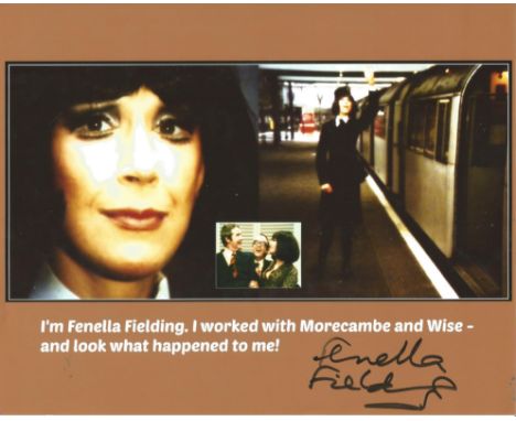 Fenella Fielding signed 10x8 colour photo. (17 November 1927 - 11 September 2018) was an English stage, film and television a