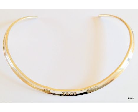 A genuine silver Tiffany neck bangle