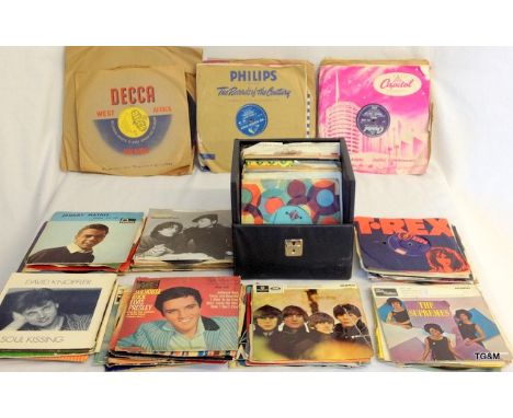 A selection of 1960's & 1970's records, to include Elvis and The Beatles