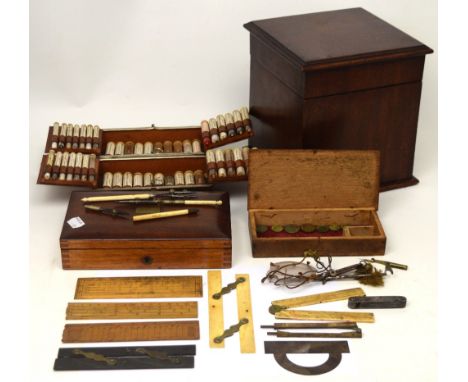 An early 20th century leather-bound doctor's travelling medicine kit fitted with over forty tubes, some labelled 'poison', th