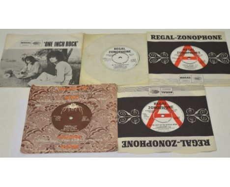 Tyrannosaurus Rex; four Regal Zonophone 7" demonstration records to include 'By the Light of the Magical Moon' and 'Find a Li