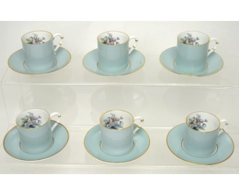 A boxed Royal Worcester 'Woodland', six-piece coffee service.
