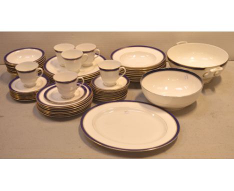 A Royal Worcester 'Howard' dinner and tea service, approximately fifty pieces.
