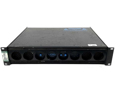 Void Acoustics Infinite X4 Power Amplifier. Built by UK Poole-based company Void Acoustics, the Infinite X4 is a rack-mountab