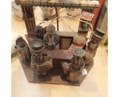 Novelty vintage bar light tableu with bar tools (incomplete). P&amp;P Group 1 (£14+VAT for the first lot and £1+VAT for subse
