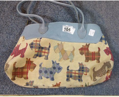 Liz Cox Terrier handbag. P&amp;P Group 1 (£14+VAT for the first lot and £1+VAT for subsequent lots) 