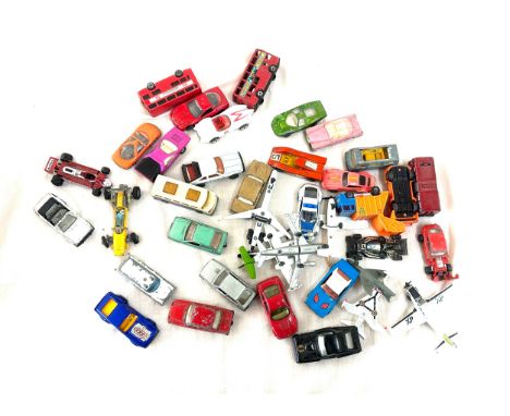 Selection of vintage matchbox cars 