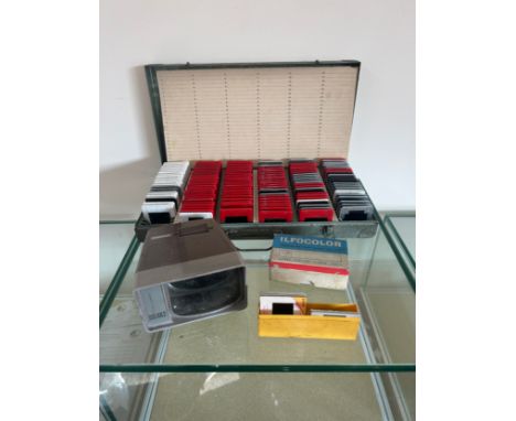 Vintage viewer and sliders 