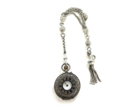 Antique Albertina and fob watch 