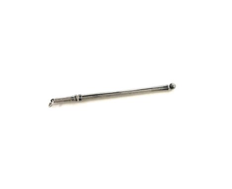 Silver hallmarked Birmingham 1936 cocktail swivel stick