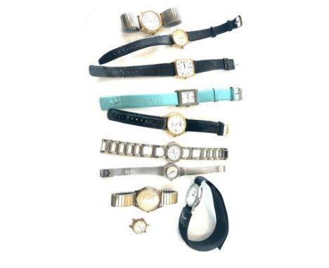 Selection of vintage and later wrist watches includes Lorus, Ascot etc