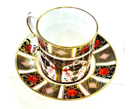 Royal Crown Derby Imari 1128 Coffee cup and saucer