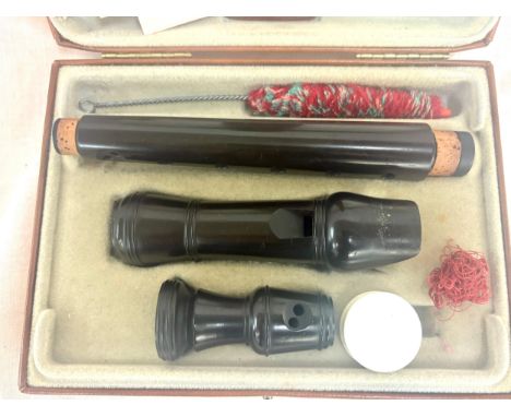 Moeck Rottenburgh Soprano Recorder Rosewood Nr. 429 In Original Case with certificates