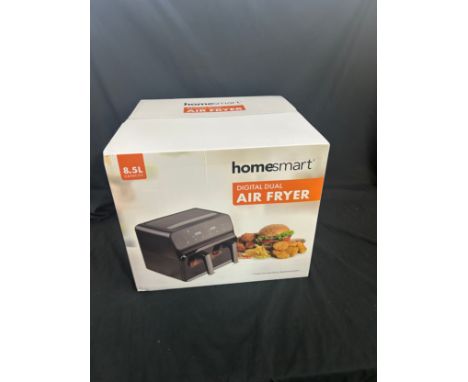 Home Smart digital dual air fryer 8.5L, Brand new