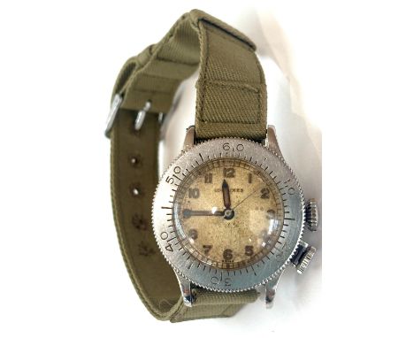 WW2 military pilots watch, Longines MK VIIA 6B/159, in working order