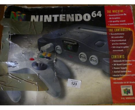 Nintendo 64 video game consoleAbbreviated to N64, it was Nintendo's third home video game console,. named for its 64-bit cent