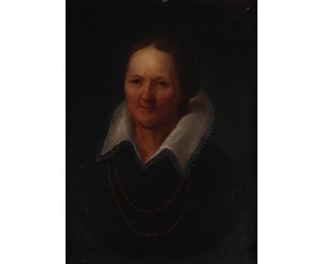 Balthasar Denner (Hamburg-Altona 1685 - 1749 Rostock)(attributed to), Portrait of a lady, oil on canvas.58 x 43 cm. 