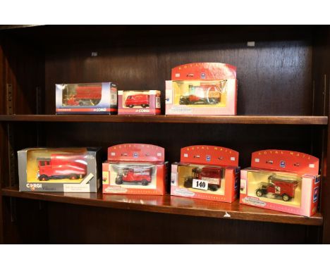 Collection of Corgi Royal Mail Vans and vehicles 