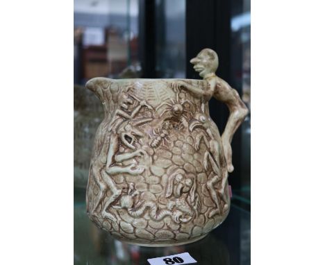 Falconware ceramic jug 'From Ghoulies &amp; Ghosties and long leggity beasties and things that go bump in the night Good Lord