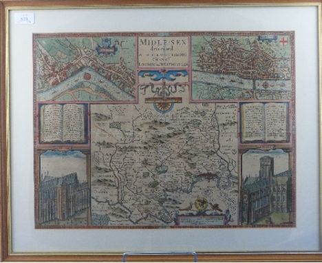 Middlesex Speed (John), Midle-Sex described with the most Famous Cities of London and Westminster, pub. Thomas Bassett & Rich