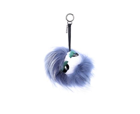 A FENDI LIGHT BLUE MONSTER CHARM
Blue fur, engraved Fendi tag, with dust bag.
FENDI
Condition: For a condition report or furt