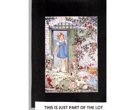   two albums of book plates incl many children’s artists incl Kath Lucas, M Catwell, Rene Cloke, Lawson Wood, Mable Lucy Atw