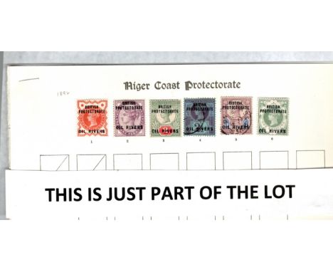   GB in old blue SB QV-KG6 incl 1880, 1883, 1887 sets, KE7 full range , KG5 1911-36, KE8 incl bkts, KG6 full range m/u 100s o