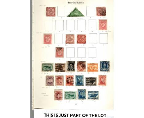  Newfoundland 1857-1935 Collection on 8 well filled Imperial leaves, a strong, hi cat offering with a depth of material, comm