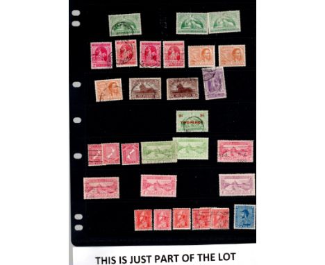    New Zealand in arch file of stock cards and pages, tons here, early to 1978, some duplication          R£50