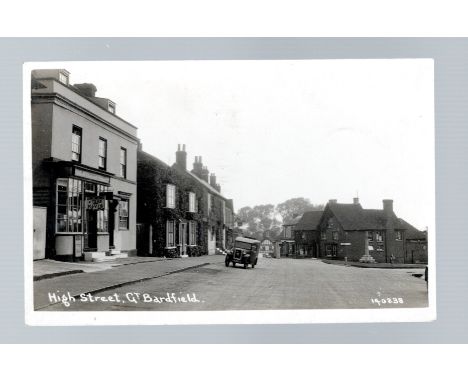  Postcard, Essex delivery van at Grt Bardfield RP                                                                            