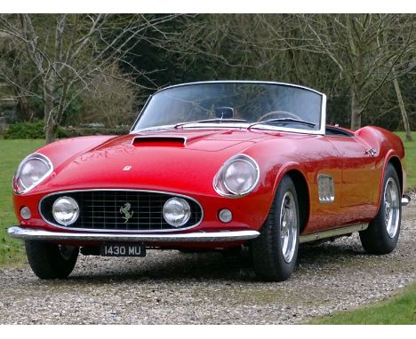 1958 Ferrari 250GT PF Coupe Rebodied as a LWB California Spyder        - Offered from the stable of one of the UK's foremost 