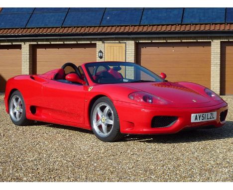 2001 Ferrari 360 Spider F1                                                                            - Cared for RHD example