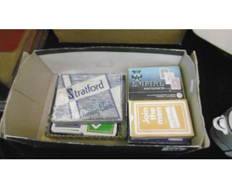 A QUANTITY OF PLAYING CARDS