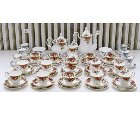 A Royal Albert Old Country Roses pattern tea and coffee service  Good condition, first quality. Please note not every piece h