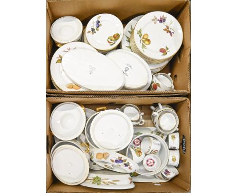 A collection of Royal Worcester Evesham Grange dinner ware  