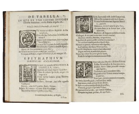 Andreini (Isabella). Lettere d'Isabella Andreini Padovana, Comica Gelosa, et Academica Intenta, nominata l'Accesa, Venice, Se