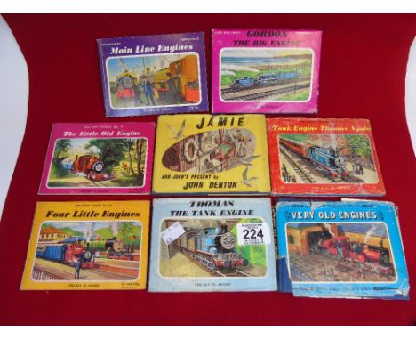 8 X THOMAS THE TANK ENGINE BOOKS, INCLUDING 2 FIRST EDITIONS