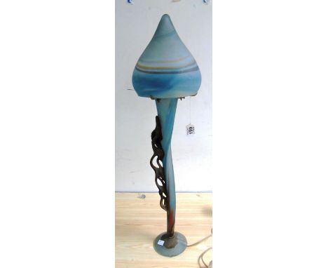 SIGNED ART NOUVEAU STYLE LAMP